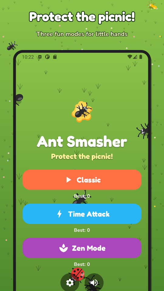Ant Smasher screenshot home